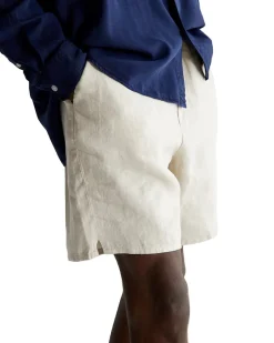 Woodbird Bommy Linen Shorts Sand