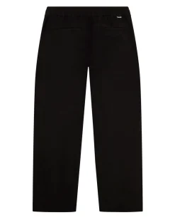 Woodbird Eik Linen Pant Black
