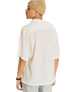 Woodbird Sunny Crooque Shirt Off White
