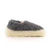 Yoko Wool Siberian Slippers Graphite
