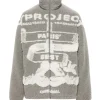 Y/Project Paris Best Jacquard Fleece Jacket Grey/White